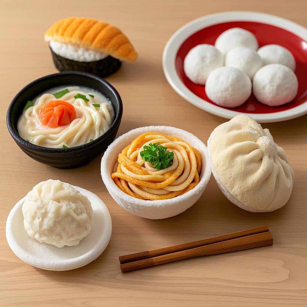 Custom stuffed food toys