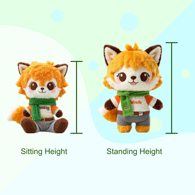 Custom Plush Toy Size